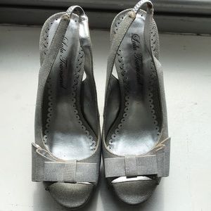 Open toe Sling back heels